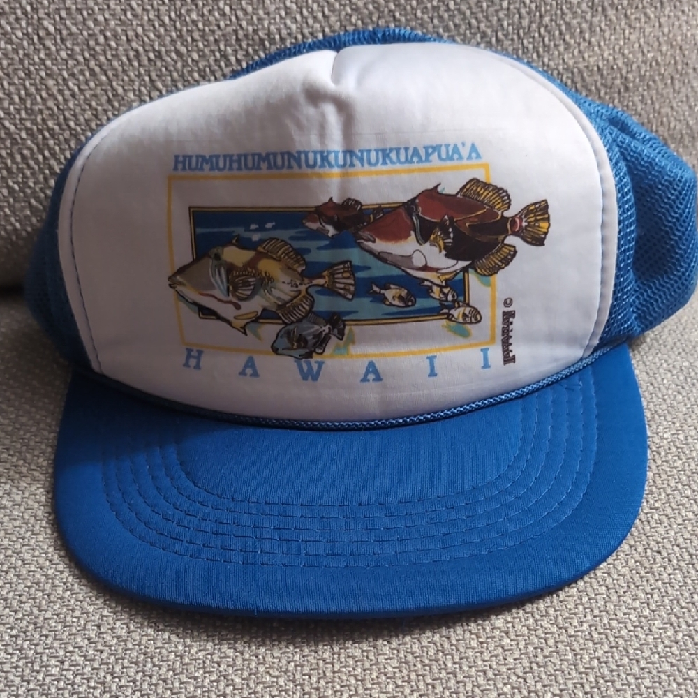 Vintage Hawaiian Style "Humuhumunukunukuapua'a" Trucker Hat